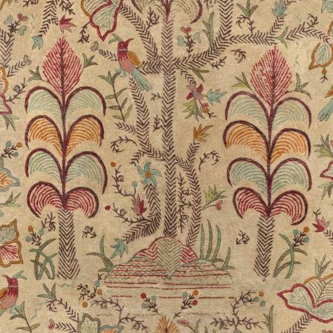Linwood Fabrics Odyssey Fabrics Songbird Fabric - Sand - LF2410FR/001 - Image 1