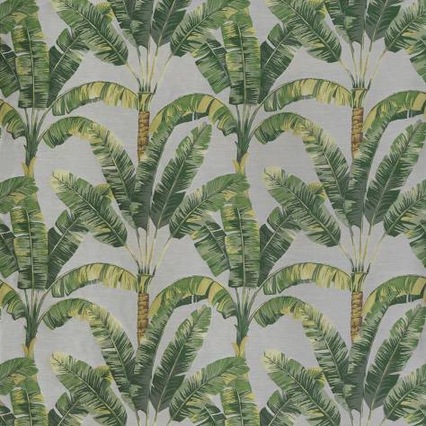 Osborne & Little Manarola Fabrics Palmaria Fabric - Forest / Lime - F7171-01 - Image 1