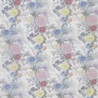 Carlotta Sheer Fabric - Aqua / Lemon / Blush