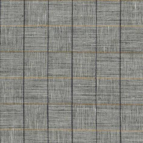 Osborne & Little Rialto Fabrics Calli Fabric - Charcoal / Copper - F7200-06