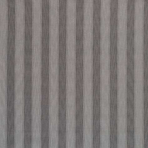 Osborne & Little Rialto Fabrics Rialto Stripe Fabric - Silver / Charcoal - F7203-05