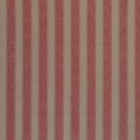 Rialto Stripe Fabric - Coral / Stone