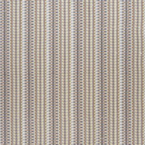Osborne & Little Taza Fabrics Zouina Fabric - Charcoal / Ivory / Ginger - F7274-04