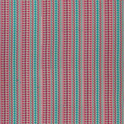 Osborne & Little Taza Fabrics Zouina Fabric - Cherry / Teal - F7274-05