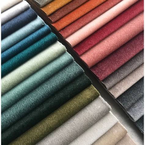 Osborne & Little Cranborne Fabrics Cranborne Velour Fabric - 01 - f7521-01 - Image 2