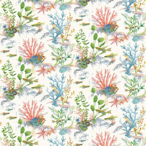 Osborne & Little Beach House Fabrics Coralline Fabric - 01 - F7663-01