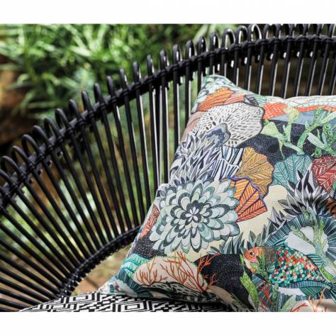 Osborne & Little Beach House Fabrics Maritima Fabric - 01 - F7665-01 - Image 3