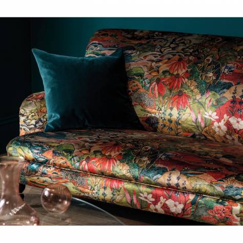 Osborne & Little Lamorran Fabrics Trebah Velvet Fabric - 01 - F7670-01 - Image 2
