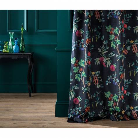 Osborne & Little Lamorran Fabrics Orchard Velvet Fabric - 02 - F7674-02