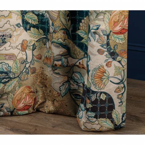 Osborne & Little Lamorran Fabrics Hartfield Velvet Fabric - 01 - F7675-01
