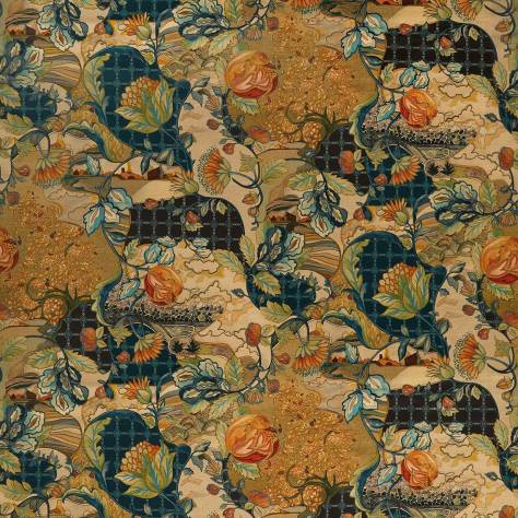 Osborne & Little Lamorran Fabrics Hartfield Velvet Fabric - 01 - F7675-01 - Image 1