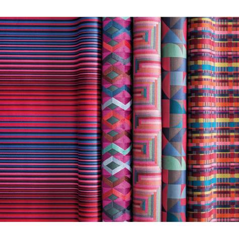 Osborne & Little Jive by Margo Selby Fabrics Carioca Fabric - 01 - F7721-01 - Image 4