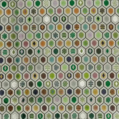 Osborne & Little Viviana Fabrics Pelangi Velvet Fabric - 03 - F7745-03 - Image 1