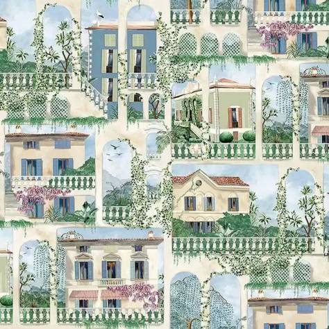 Osborne & Little Rhapsody Fabrics Villa Como Fabric - 02 - F7773-02 - Image 1