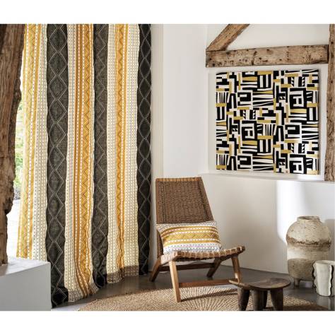 Osborne & Little Irisa Fabrics Turkana Fabric - 01 - F7833-01 - Image 2