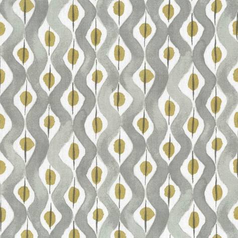 Nina Campbell Les Reves Fabrics Beau Rivage Fabric - Dove / Gold - NCF4295-03 - Image 1