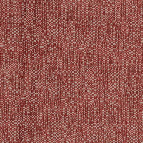 Nina Campbell Poquelin Fabrics Cyrano Fabric - Coral Red - NCF4310-01 - Image 1