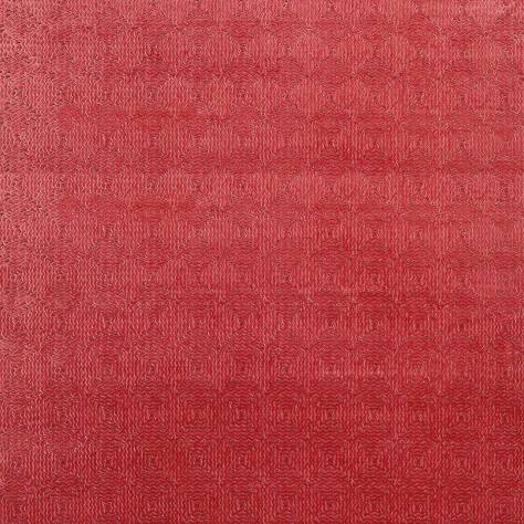 Nina Campbell Poquelin Fabrics Mourlot Velvet Fabric - Coral - NCF4313-01