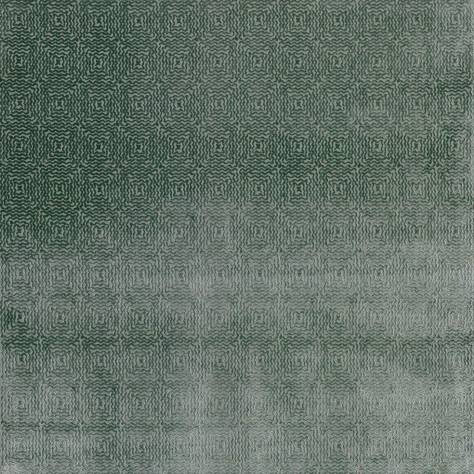 Nina Campbell Poquelin Fabrics Mourlot Velvet Fabric - Aqua - NCF4313-04