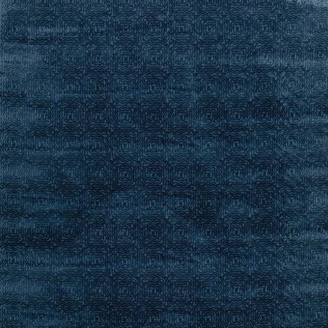 Nina Campbell Poquelin Fabrics Mourlot Velvet Fabric - Delft Blue - NCF4313-06