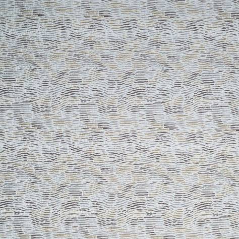 Nina Campbell Les Indiennes Fabrics Arles Fabric - Chocolate / Grey - NCF4333-02