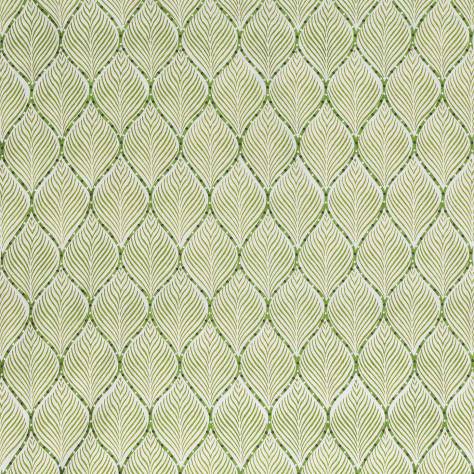 Nina Campbell Les Indiennes Fabrics Bonnelles Fabric - Green - NCF4335-04