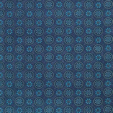 Nina Campbell Les Indiennes Fabrics Garance Fabric - Blue - NCF4336-03 - Image 1