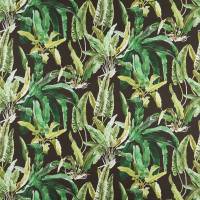 Benmore Fabric - Emerald / Green / Ebony