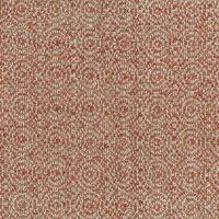 Rushlake Fabric - Coral / Ivory