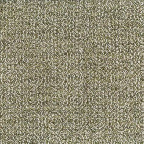 Nina Campbell Charlton Fabrics Rushlake Fabric - Green / Ivory - NCF4381-04