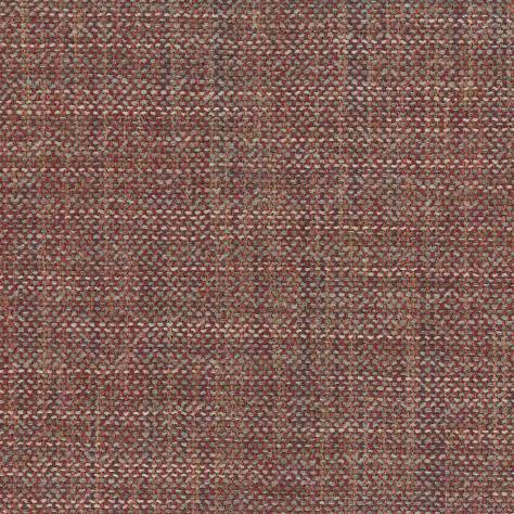 Nina Campbell Charlton Fabrics Alfriston Fabric - Red / Taupe - NCF4382-02