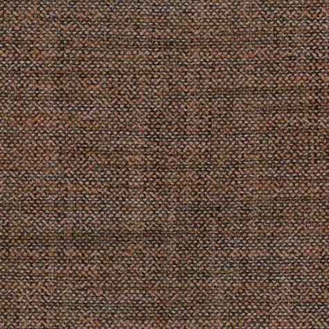 Nina Campbell Charlton Fabrics Alfriston Fabric - Coral / Chocolate - NCF4382-03