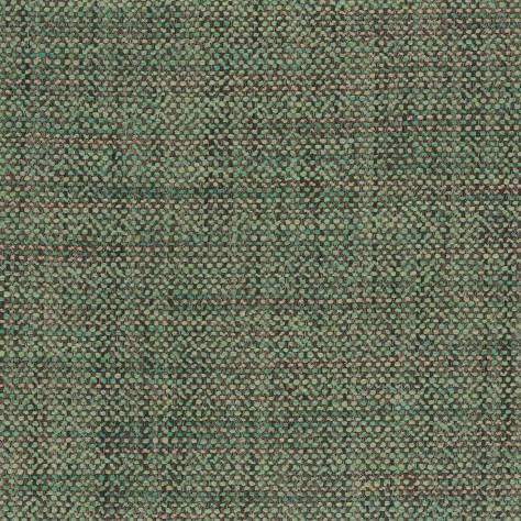 Nina Campbell Charlton Fabrics Alfriston Fabric - Green / Chocolate - NCF4382-05