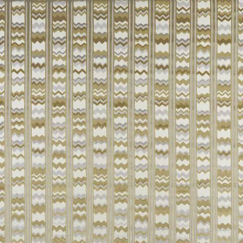 Nina Campbell Marchmain Fabrics Sebastian Fabric - Silver / Beige / Ivory - NCF4373-02 - Image 1