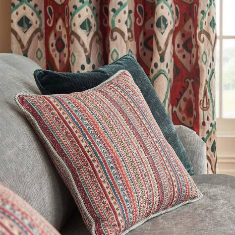 Nina Campbell Macaranda Fabrics Khotan Fabric - 01 - NCF4432-01 - Image 3