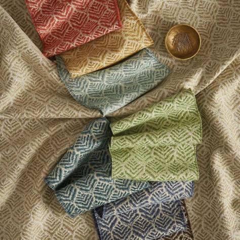 Nina Campbell Turfan Fabrics Miran Fabric - 01 - NCF4441-01