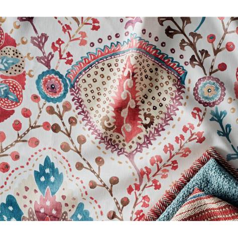 Nina Campbell Jardiniere Fabrics Plumier Fabric - 2 - NCF4462-02 - Image 4