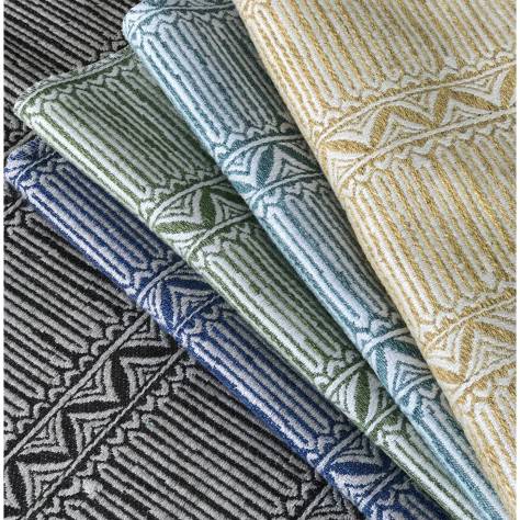 Nina Campbell Larkana Fabrics Bansuri Fabric - 1 - NCF4422-01 - Image 2