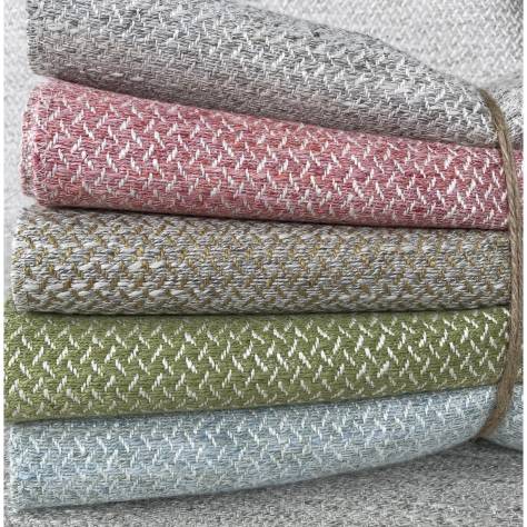 Nina Campbell Larkana Fabrics Larkana Plain Fabric - 1 - NCF4424-01 - Image 2