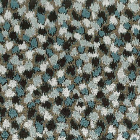 Nina Campbell Wickham Fabrics Orford Fabric - Topaz/Chocolate/Ivory - NCF4510-02 - Image 1