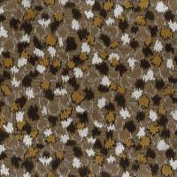 Orford Fabric - Gold/Chocolate/Ivory