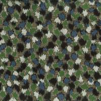 Orford Fabric - Blue/Emerald/Chocolate