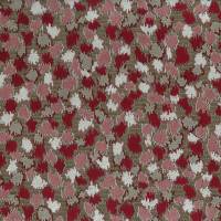 Orford Fabric - Red/Rose/Taupe