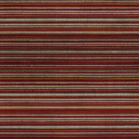Nina Campbell Wickham Fabrics Framlingham Fabric - Red/Ivory - NCF4511-04
