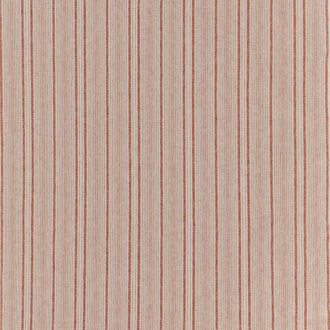 Nina Campbell Woodbridge Fabrics Aldeburgh Fabric - Coral - NCF4501-01