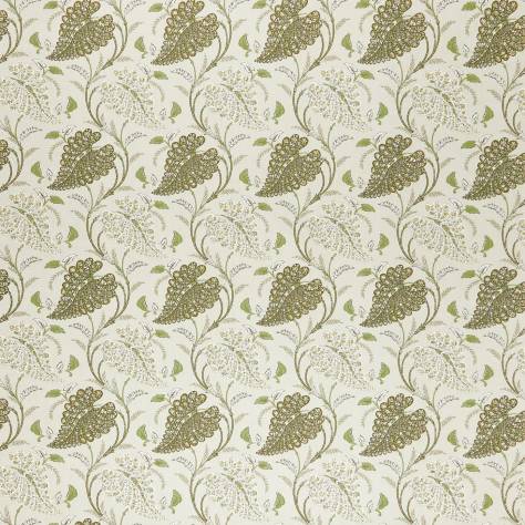 Nina Campbell Woodbridge Fabrics Felbrigg Fabric - Stone/Olive/Sepia - NCF4503-03