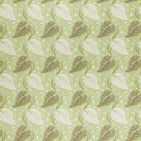 Nina Campbell Woodbridge Fabrics Felbrigg Fabric - Sage/Ivory/Sepia - NCF4503-04
