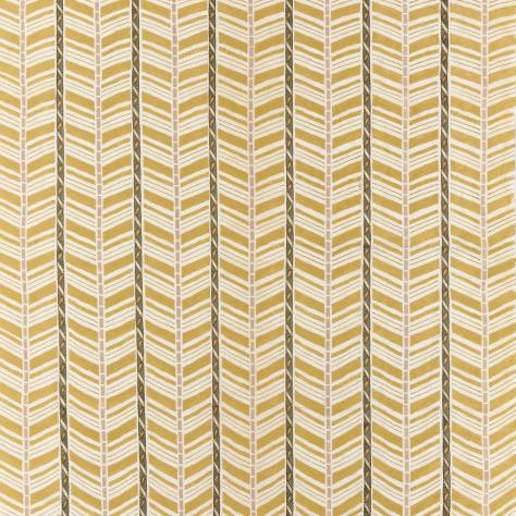 Nina Campbell Woodbridge Fabrics Woodbridge Stripe Fabric - Ochre - NCF4504-03