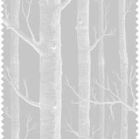 Woods Linen Union Fabric - Grey