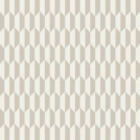 Tile Jacquard Fabric - Cream and Linen